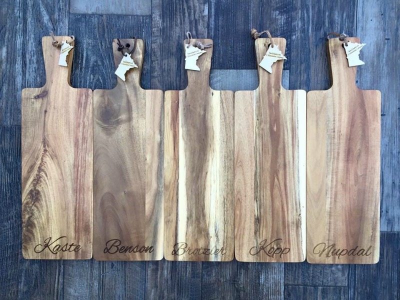 Heart Behind Familylaser acacia-cutting-boards