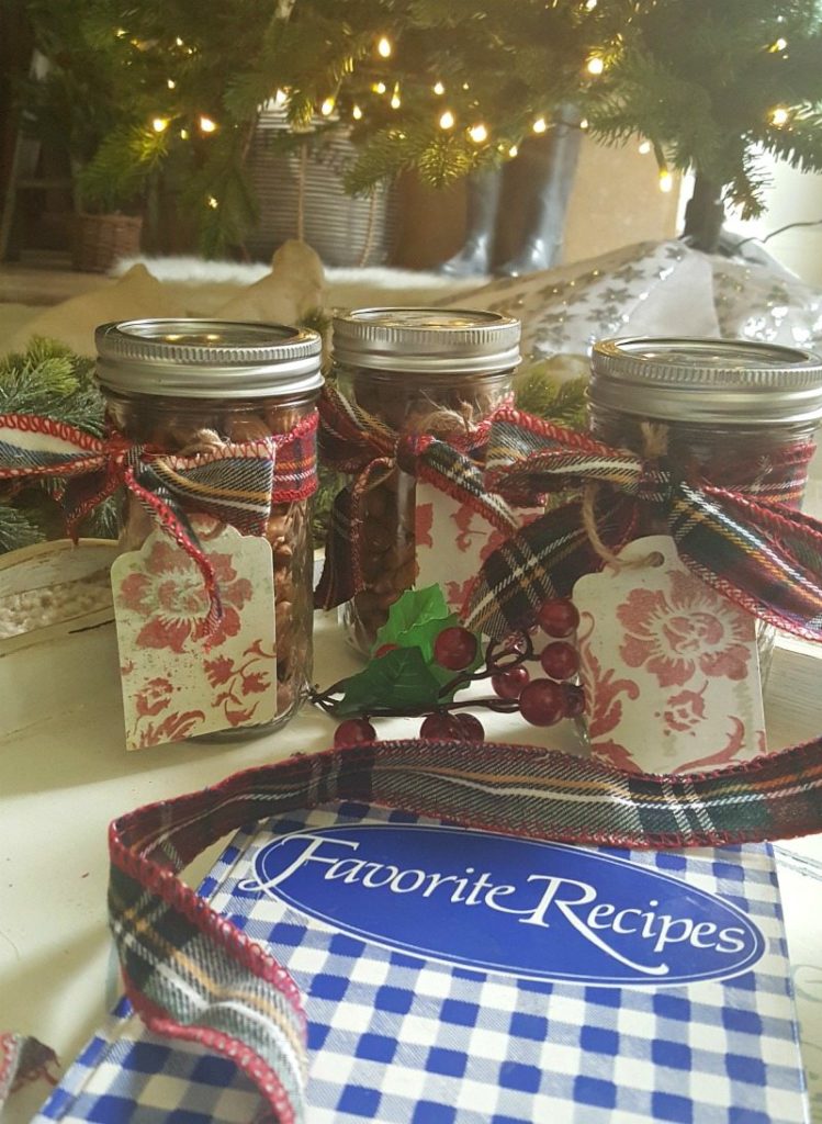 Holiday Ginger Spiced nuts perfect homemade gift