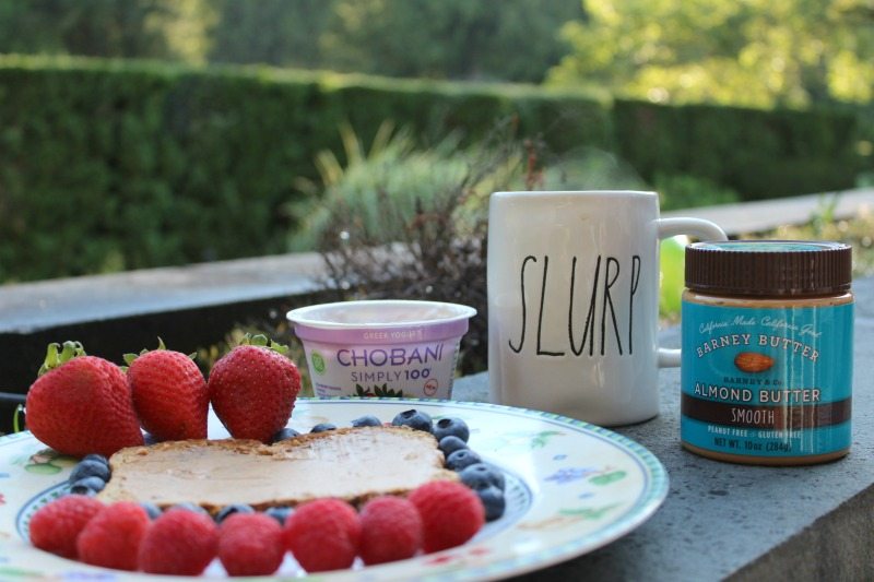 fresh fruit and natural protein rich snacks are healthy choices