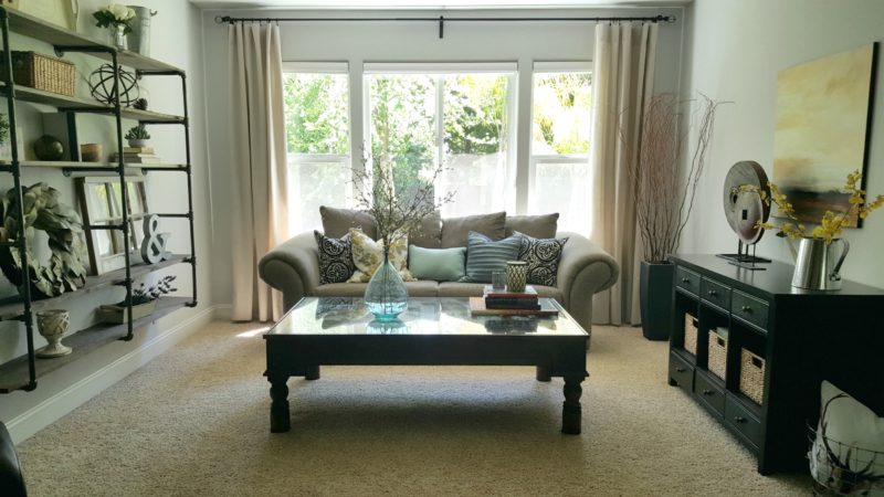 How to Make No-Sew Drop Cloth Curtains