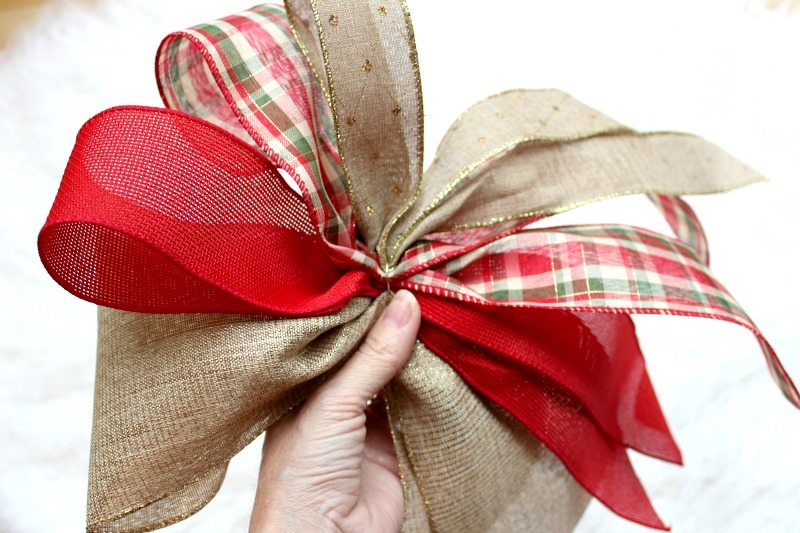 Add Beautiful ribbons and bows to your Holiday Decor