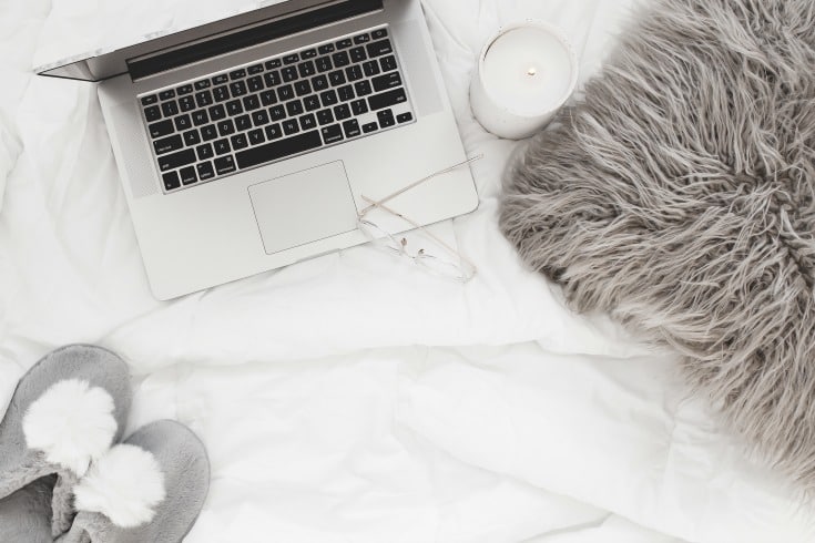 computer desk grey aesthetic grow 100K Instagram followers
