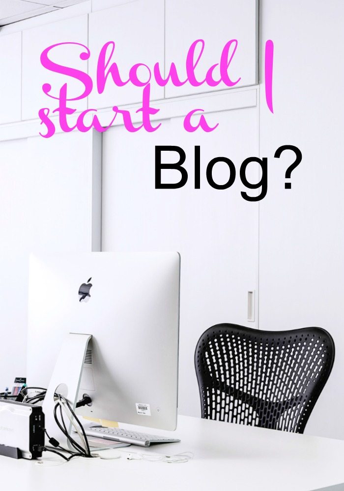 Should I start a Blog? pin
