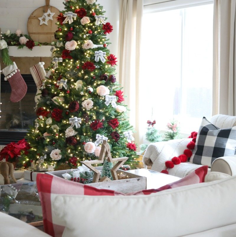 Holiday Tree Decor and christmas decor for your living room