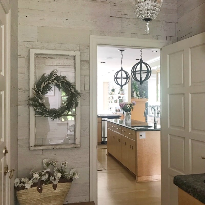 Barn Wood Wall Transformation | DIY Peel & Stick