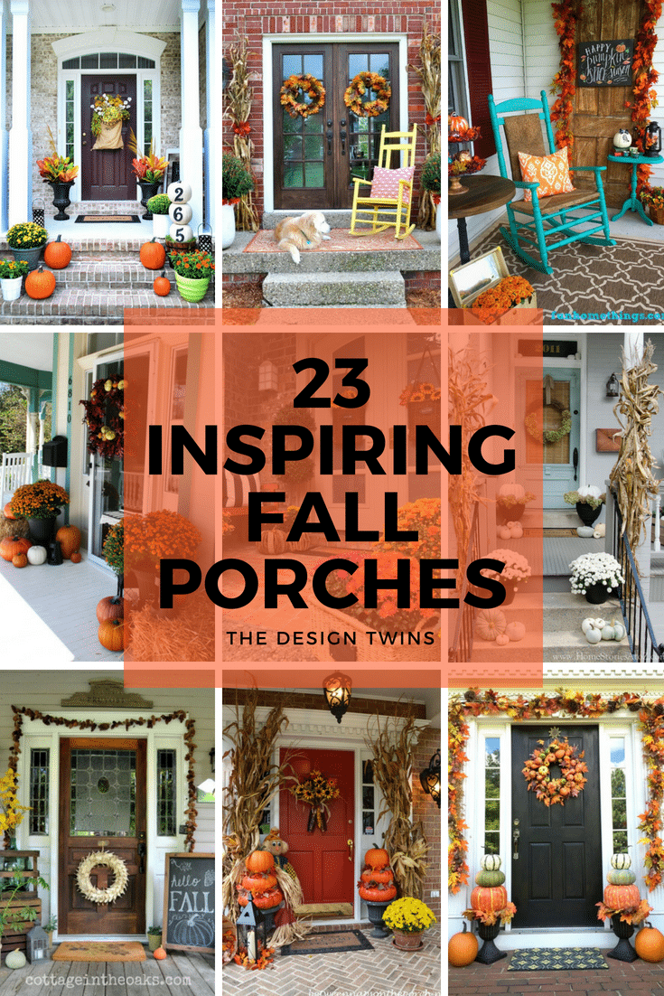 Fall front porch decor inspiraton