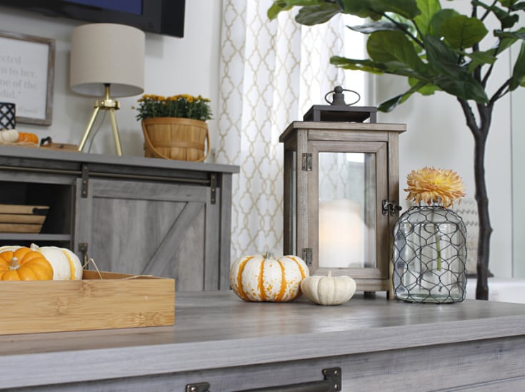 decorate with pumpkins