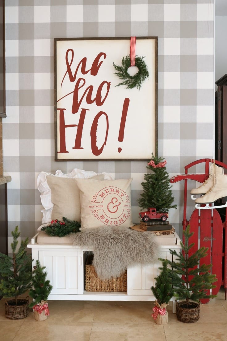 My Crazy For Buffalo Check Christmas Home Tour Festive Home Tour Christmastime Decor