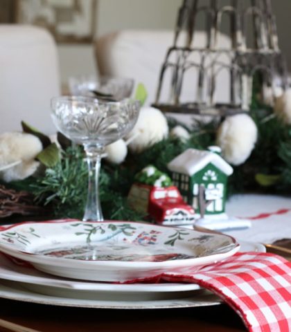 Christmas Holiday family traditions table