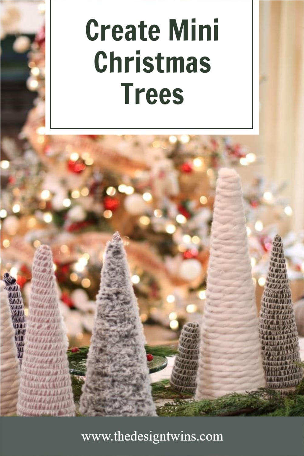 How to Easily Create a More Marvelous Mini Christmas Tree Tabletop Display