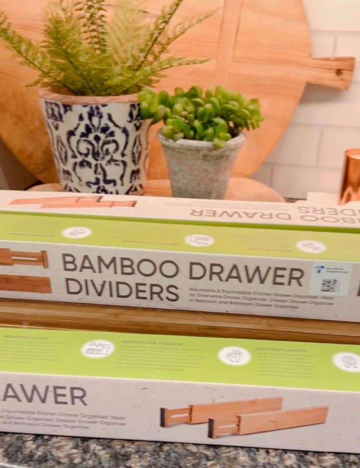 bamboo drawer dividers which is one of products used to organize drawers